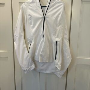 Women's White size 10, Lululemon Jacket.